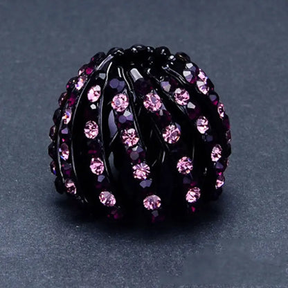Luxury Beaded Hair Claw - "Elegant multi color hair clip for women"